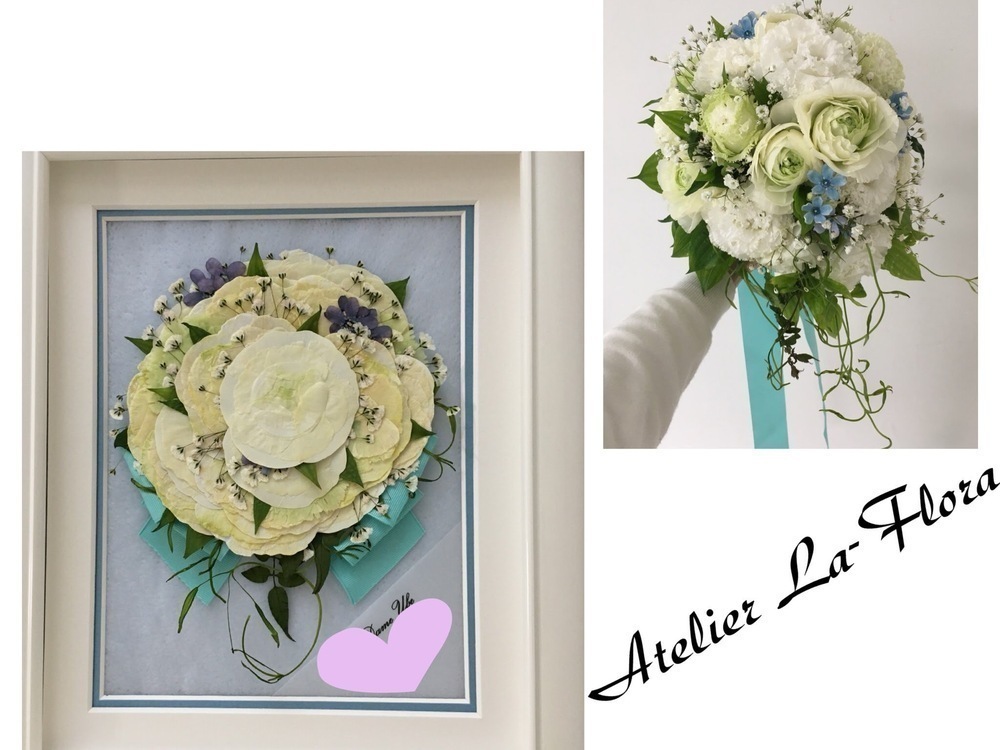 アフターブーケ ブーケ保存 15 000円 押し花ブーケの専門店 Atelier La Flora アトリエ ラ フローラ アフターブーケ を安くきれいに残しませんか